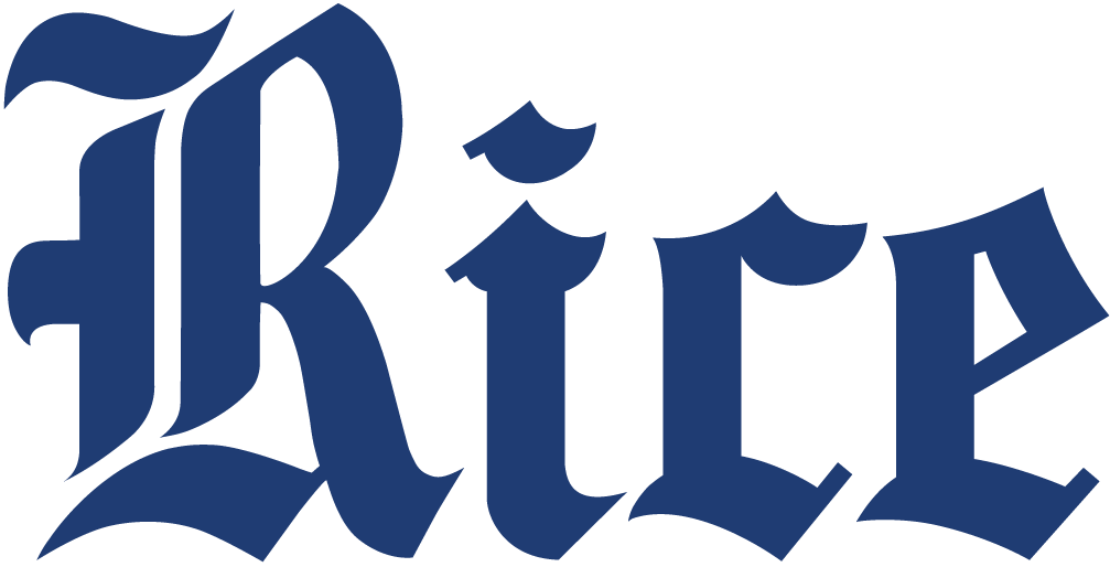 Rice Owls 2010-2016 Wordmark Logo 01 iron on paper